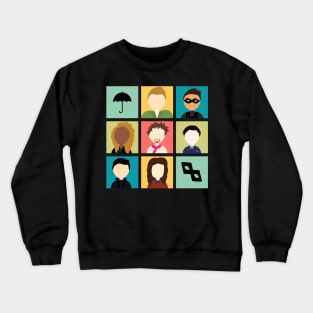 The Umbrella Academy Color Icons Crewneck Sweatshirt